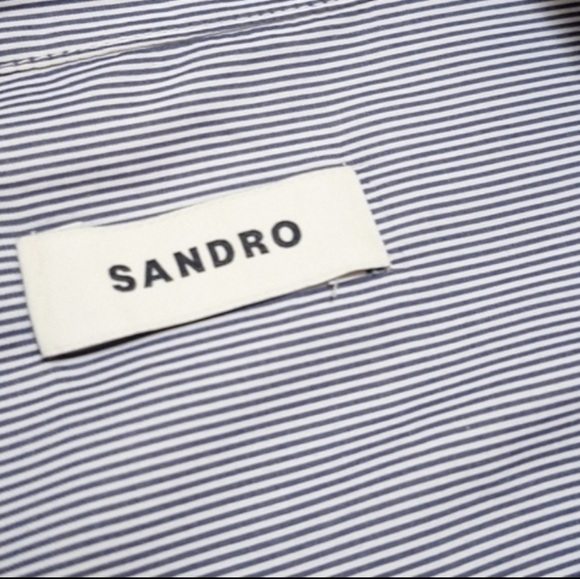 Sandro Milano Cotton Bow Shirt - Picture 11 of 13